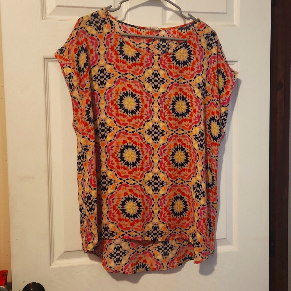Messini Cap Sleeve Blouse